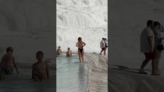 ☀️Magic Of The Cleopatra Pool Nice Pamukkale Turkey -Best Day?️ #pamukkale #cleopatra #pool