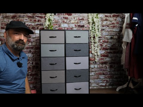 LLappuil Tall Dressers for Bedroom, 10 Drawer Dresser Fabric Storage Tower