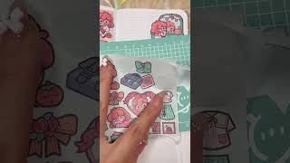 声控手帐｜平价贴纸小橘子可爱制服系列weeks排版! #手帳