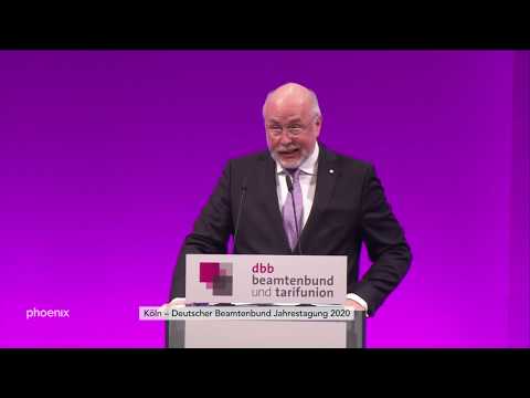 phoenix plus: Jahrestagung dbb 2020 (Rede und Diskussion)