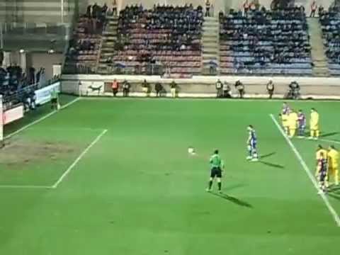 SD Eibar 1 - 2 Getafe CF, gol de penalti de Piovaccari, copa, 17 Diciembre 2014