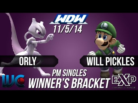 WDW 11/5/14 - Orly (Mewtwo) vs Will Pickles (Luigi) PM Winner's Bracket