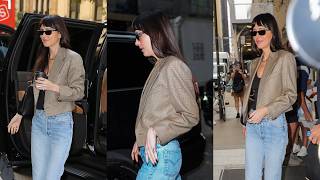 NEW!! DAKOTA JOHNSON at the JW Marriott Essex House Hotel  in New York! 🧡