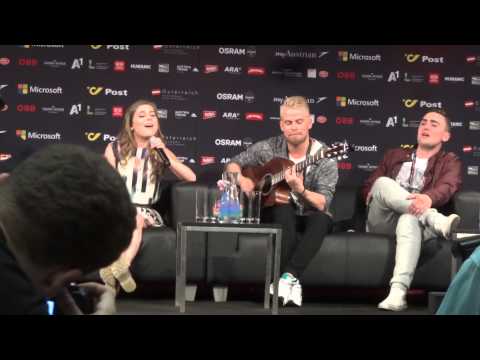 Maria Olafs - Unbroken (Press Conference - Eurovision Vienna 2015)