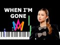 When I'm Gone - Maria Sur | Piano Tutorial