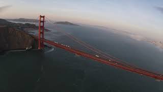 Flying Across the Golden Gate Bridge (DJI FPV)
