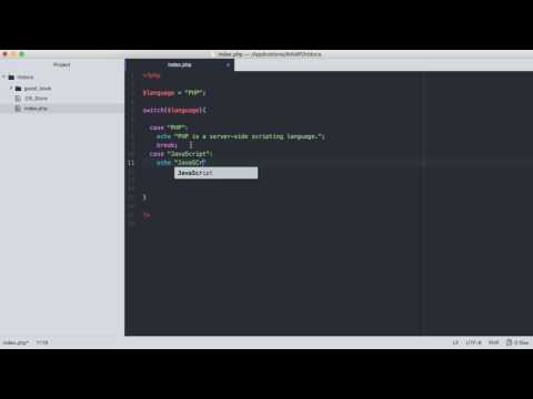 Php Tutorial 7 Switch Statements