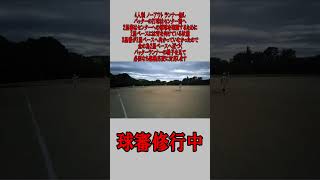 4人制 球審 ノーアウト ランナー無し センター前ヒットの場合 #野球 #少年野球  #審判 #球審