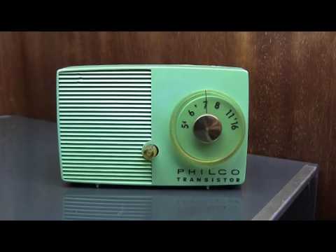 1957 Philco Transistor portable radio model T4-124