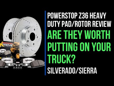 PowerStop Z36 Heavy Duty Brake Pad and Rotor Review
