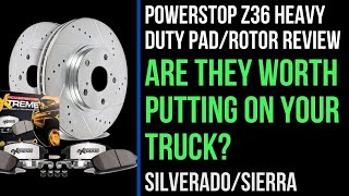 PowerStop Z36 Heavy Duty Brake Pad and Rotor Review