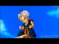 Kid Trunks Turns Super Sayain And Saves Vegeta From Majin Buu