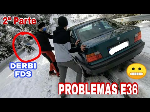 🎿BAJAR X BARRANCO con HIELO con DERBI FDS Y BMW CRUZADO PROBLEMAS 😬🤣2ª PARTE