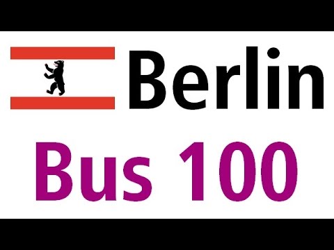 Berlin bus 100: S+U Alexanderplatz - S+U Zoologischer Garten