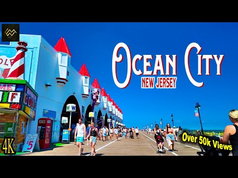 Ocean City New Jersey Boardwalk 2024 [4K]