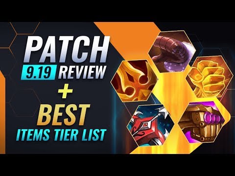 NEW Best Items TIER List – Teamfight Tactics Patch 9 19 Rundown