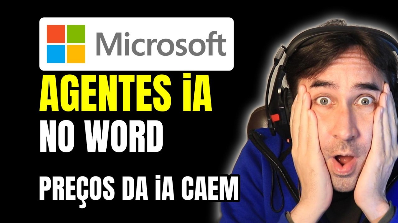 Preços da iA Vão Cair e Microsoft Vai Colocar Agentes No Word Para Fazer Tarefas