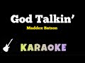 Maddox Batson God Talkin Karaoke Guitar Instrumental
