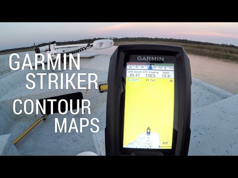 How to Use the Garmin Striker Contour Maps