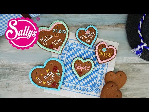 Lebkuchenherzen / Oktoberfest /Wie vom Jahrmarkt / Do it yourself / Sallys Welt