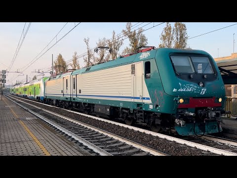 INV Bologna Centrale - Bologna San Donato e viceversa E.464.049+047 TTX +ETR 421 FNM 073+ETR 521.163