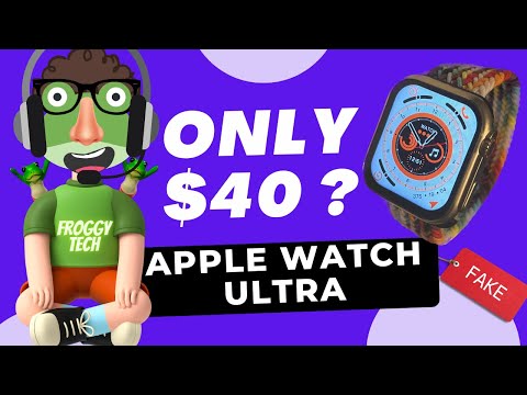 How a Fake Apple Watch Ultra looks like