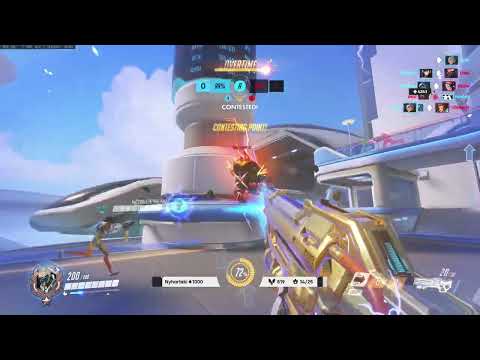22K DMG! GALE INSANE SOLDIER 76 GAMEPLAY OVERWATCH SEASON 34 TOP 500