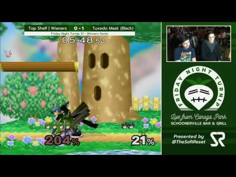 FNT 31 - Top Shelf | Wieners (Marth) vs. Tuxedo Mask (Marth) - SSBM Winners Semis - Smash Melee