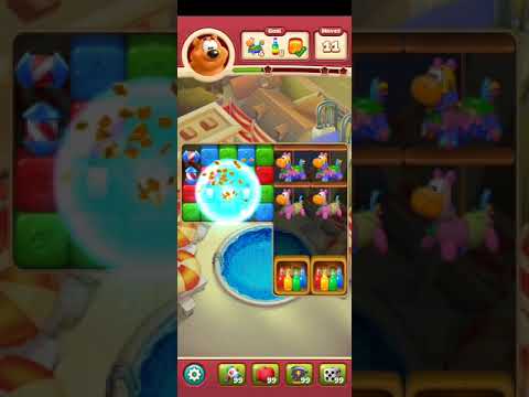 Toon Blast Level 1998 No Boosters Series