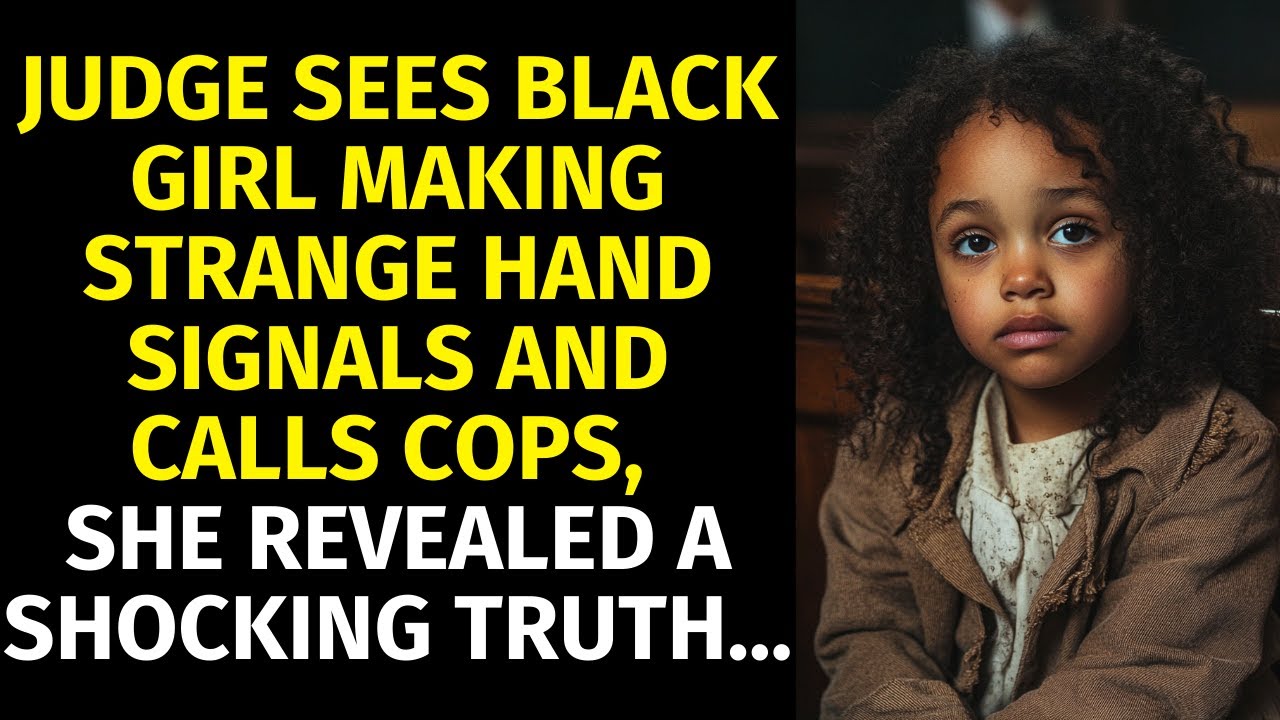 Judge sees black girl making strange hand signals and calls cops, 3 Minutes Later She reveals...