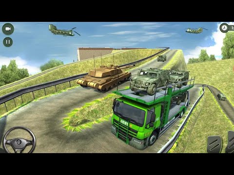 US Army Transporter Truck Simulator Driving Android Gameplay