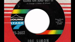 preview picture of video 'JOE SIMON  Come on and get it 60s Soul'