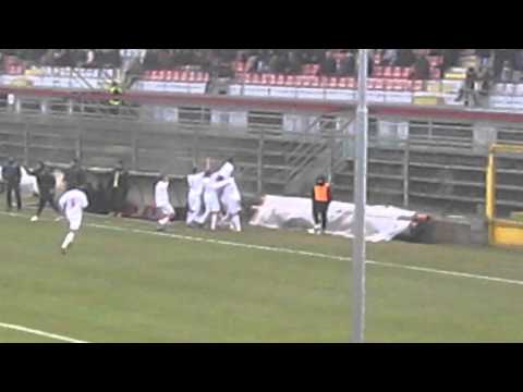 CREMONESE - PIACENZA : 0 - 1 - GOL DI CLAUDIO PANI !!!! del 29 - 01 - 2012