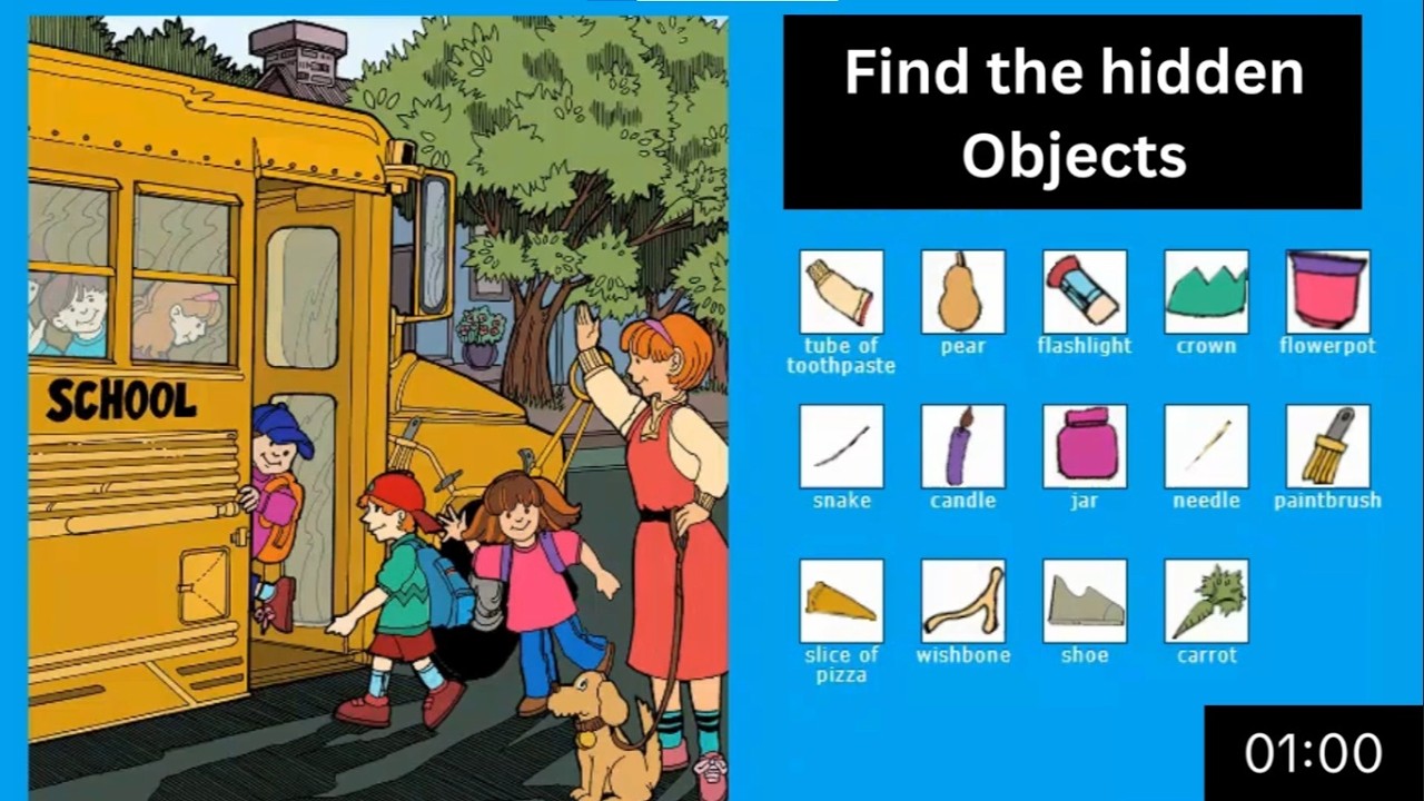 Find the hidden objects in the Image