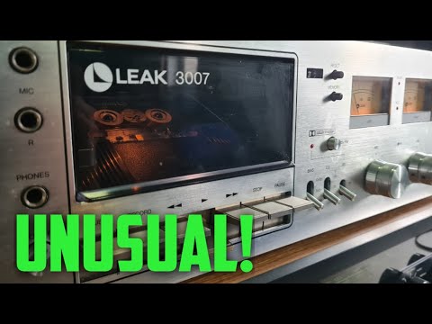 IT SLIDES! Leak 3007 Slide Eject Cassette Deck - Service, Repair & Calibrate