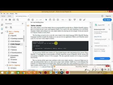 #30 - OpenGL tutorial  -  introduction to vertex shader
