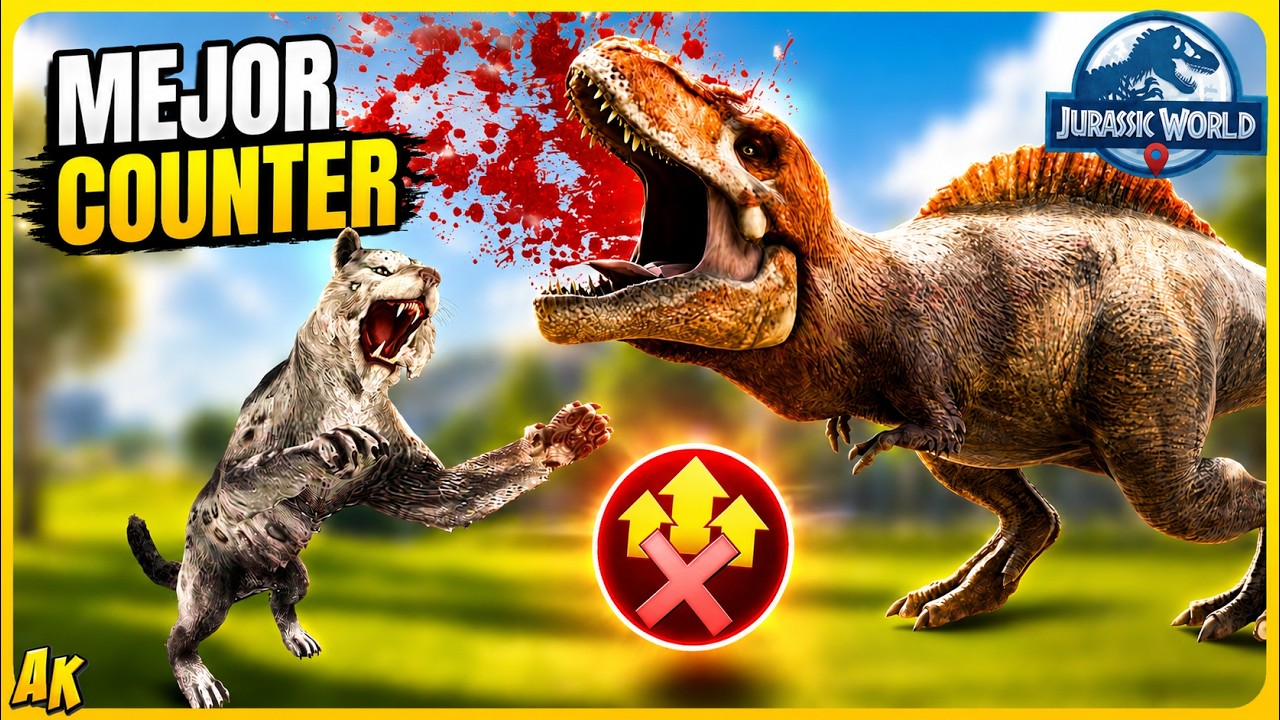 GANA FACIL al TYRANNOTOR NIVEL 35 // Asalto Master Jurassic World Alive