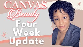 Canvas Beauty Hair Brand - Four Week Update (including Length Check!)