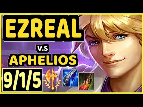 ACHUU (EZREAL) vs APHELIOS - 9/1/5 KDA BOTTOM ADC GAMEPLAY - EUW Ranked GRANDMASTER
