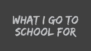 Busted - What I Go to School For (Lyrics)