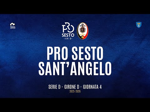 [HIGHLIGHTS] Serie D Group D 25/26 - | Matchday 4 | Pro Sesto vs. Sant'Angelo