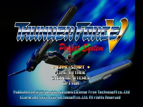 THUNDER FORCE V (PLAYSTATION - FULL GAME)