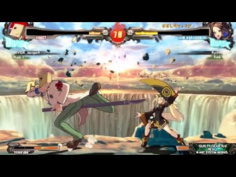 GGXRD REV2 - vs JacopeX (Faust) (1/2)