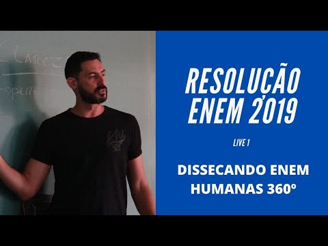 Resolução Comentada #ENEM 2019 live 1 #humanas360