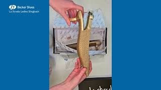 Becker Shoes Unboxing the Ladies La Strada Slingback