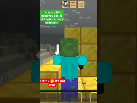 #minecraft 😱 If you use this song you get lot of like but creepy #shorts #ytshorts #viral