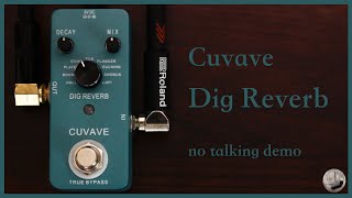 Video thumbnail for Cuvave - Dig Reverb - No Talking Demo by Borrowing Space