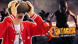 SURVIVE THE ZOMBIE APOCALYPSE IN VIRTUAL REALITY! | Contagion VR: Outbreak (HTC Vive Gameplay)