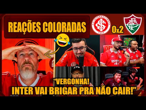 REAÇÕES dos COLORADOS - INTERNACIONAL 0x2 FLUMINENSE - BRASILEIRÃO 2025 - VAMOS RIR DO INTER!