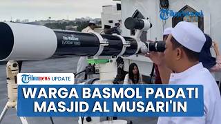 Jelang Penetapan 1 Ramadhan 1447 H, Warga dan Petugas Padati Masjid Al Musari'in Basmol